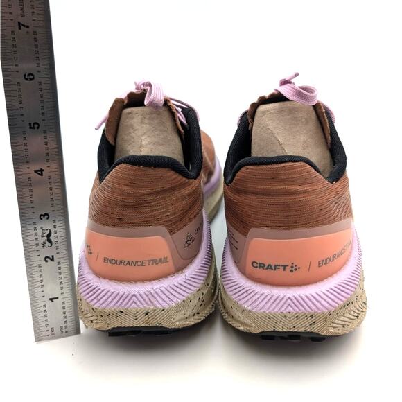 Craft Endurance Trail Running Sneaker Shoes Women's Mud/Whiz Size US8.5 EU40 - Picture 4 of 11